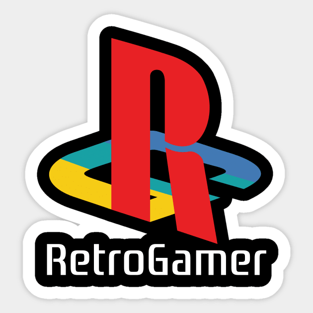 Retro Gamer Sticker by MitchLudwig